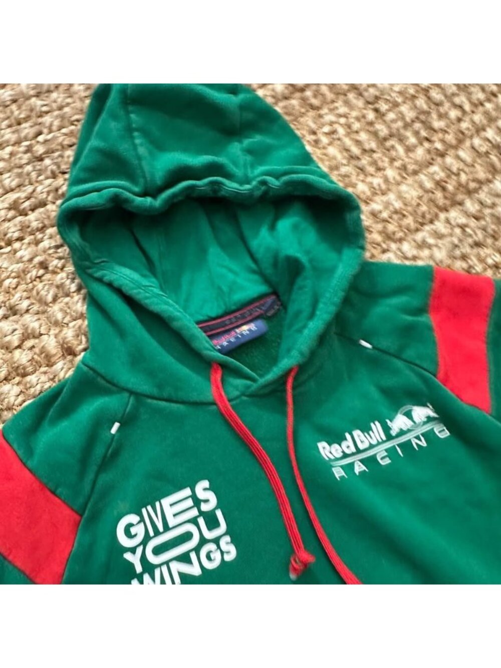 Red Bull Racing F1 Mens Green Sergio Checo Perez Sweatshirt Hoodie Medium